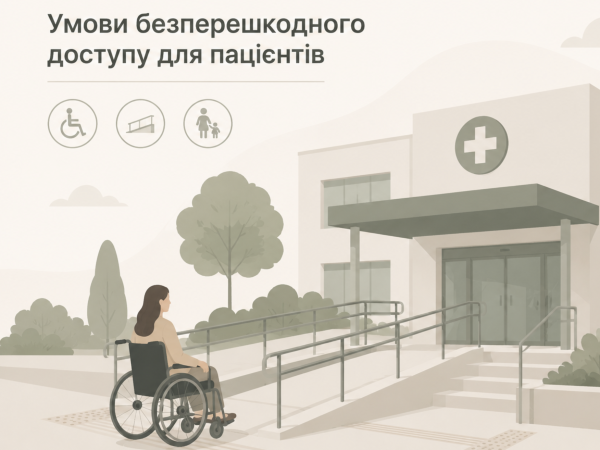 Умови безперешкодного доступу для пацієнтів